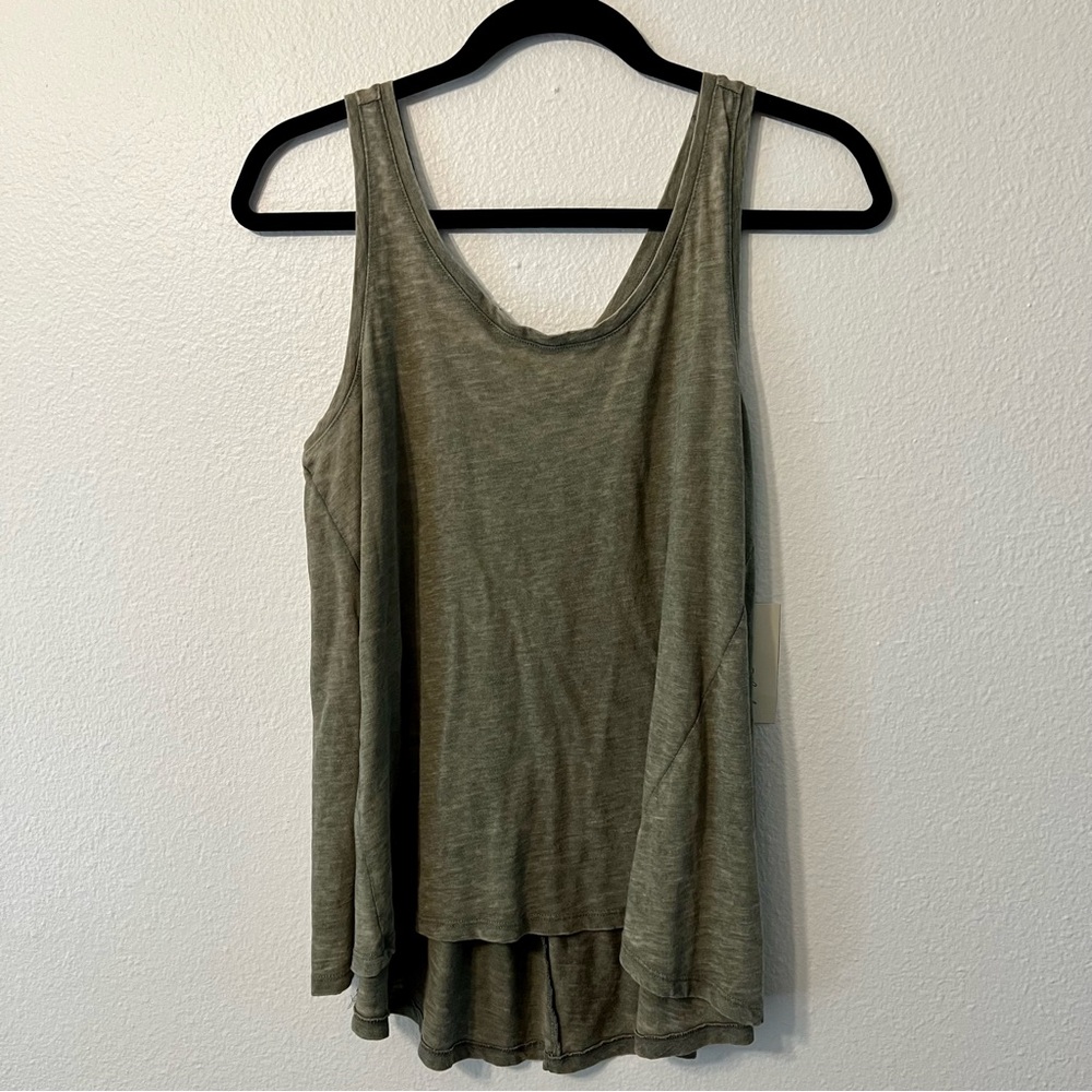 Universal Thread Olive Green Long Tank Top